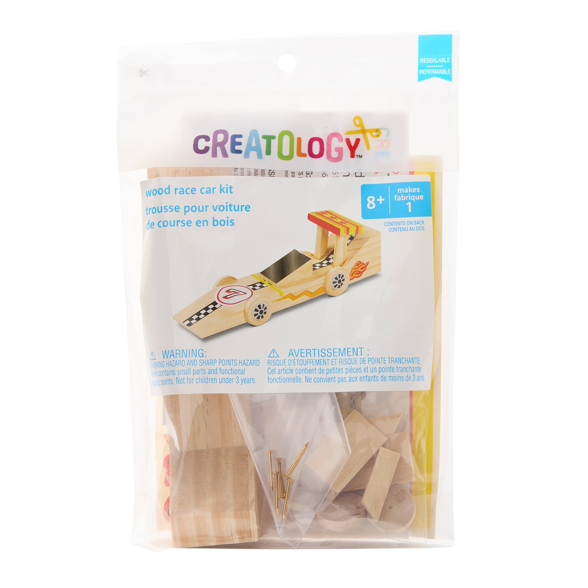 Wooden Race Car Model Kit by Creatology™